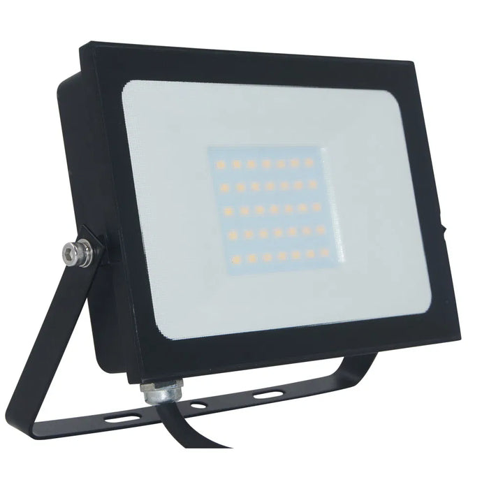 Crompton Lamps 12578 Atlas Mini Floodlight Black 30W 4000K