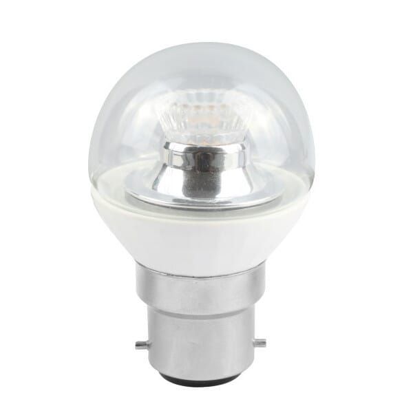 Bell Lighting 05147 LED 4W Dimmable 45mm Clear Round Ball - BC - 4000K