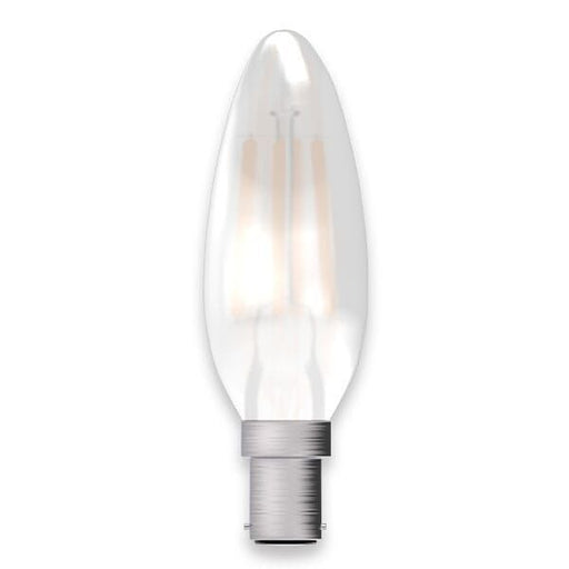 Bell 05313 4W LED Filament Satin Candle Dimmable - SBC, 2700K