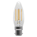 Bell Lighting 60114 4W LED Filament Clear Candle Dimmable - BC, 4000K