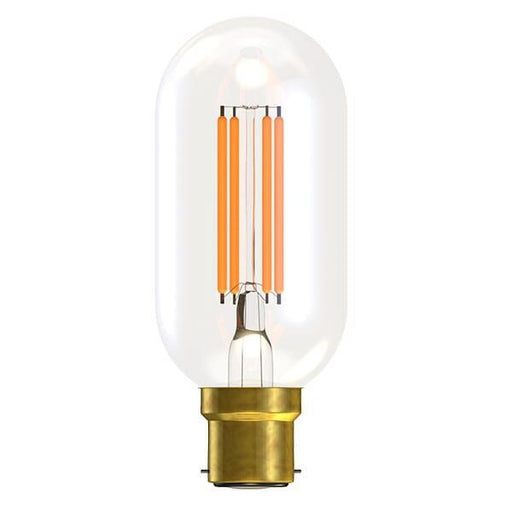 Bell 60145 4W LED Filament Tubular Short Clear - BC, 2700K