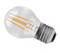 Bell Lighting 60124 4W LED Filament Clear Round Dimmable - ES, 4000K