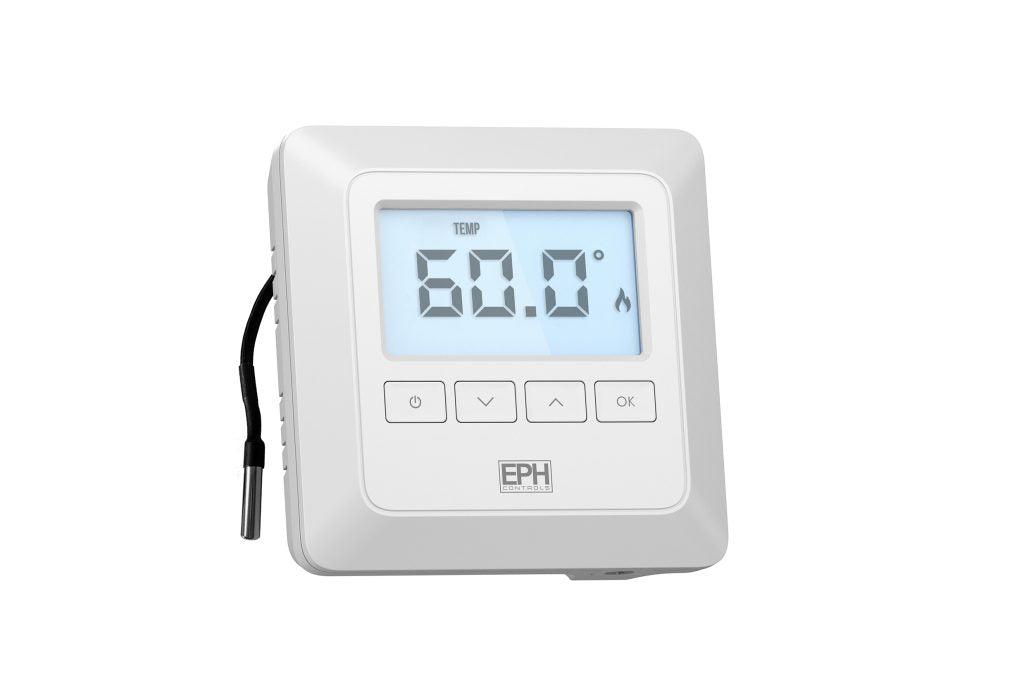 EPH Controls CDC2 Digital Room Cylinder Thermostat – Non Programmable