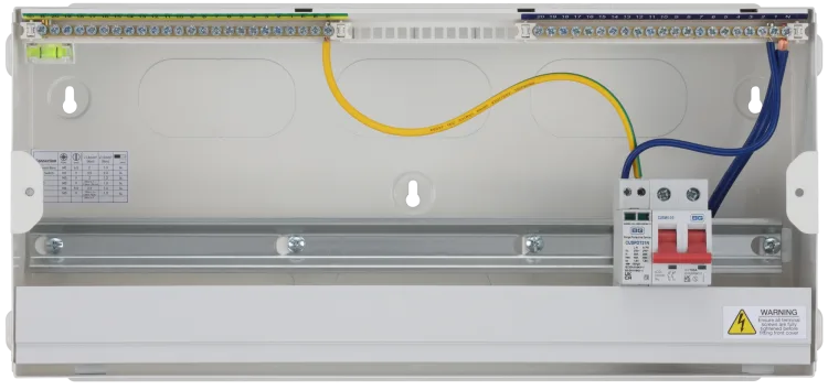 BG CF22MS19 22 Module 19 Way 100A Main Switch, Type 2 SPD