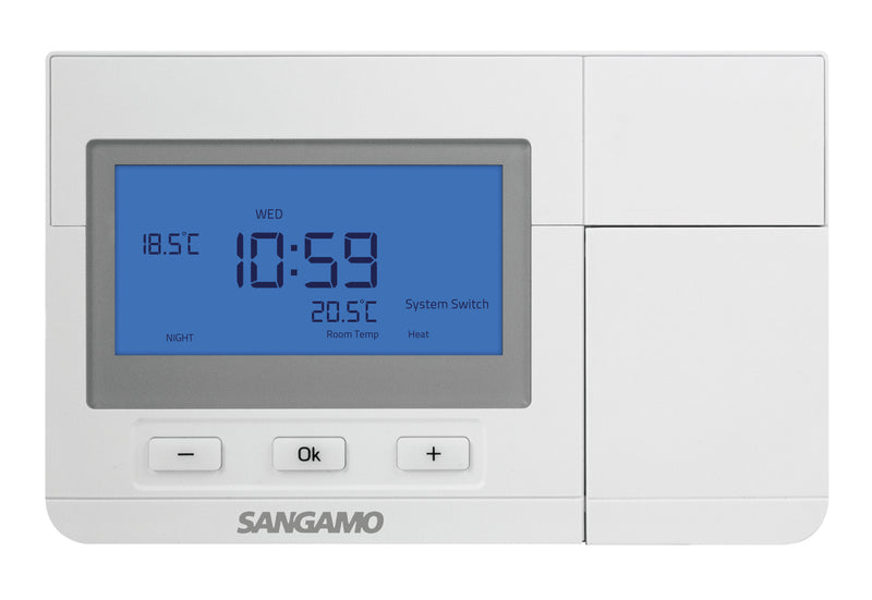 Sangamo CHPRSTATDP Choice Plus Room Thermostat, Programmable, Frost Protected