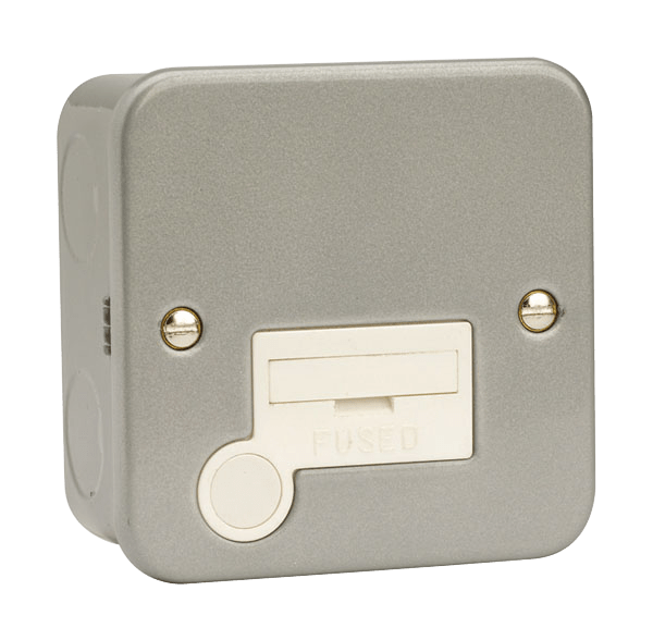 Click Scolmore CL049 3A Fused Connection Unit With Optional Flex Outlet