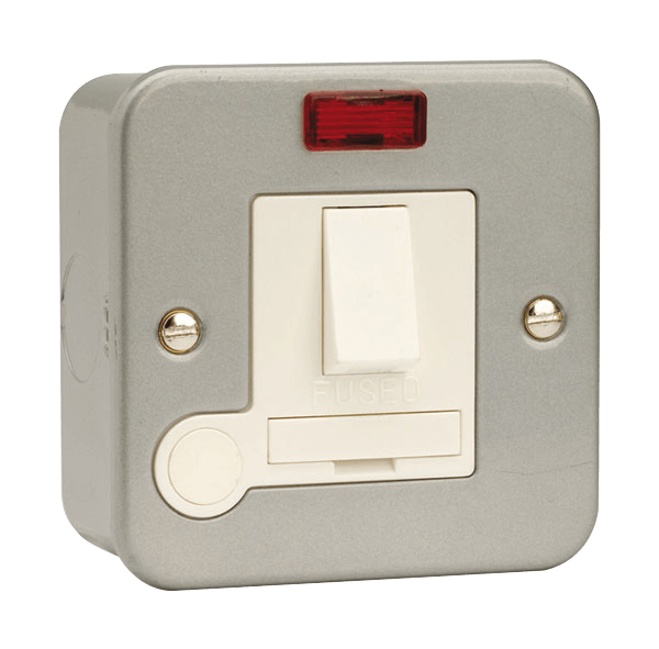 Click Scolmore CL052 13A Fused Connection Unit DP Switched With Neon And Optional Flex Outlet