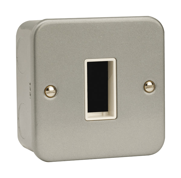 Click Scolmore CL401 1 Gang Switch Plate - 1 Aperture