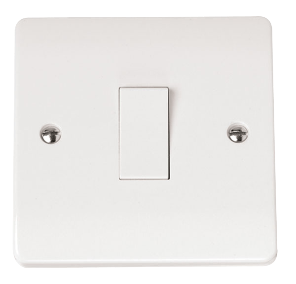 Click Scolmore Mode CMA010 10A 1G 1W Plate Switch