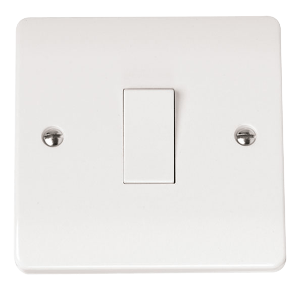 Click Scolmore Mode CMA011 10A 1G 2W Plate Switch