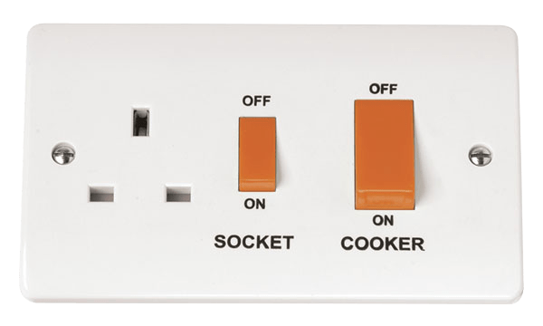 Scolmore Click CMA204 Cooker Control Unit 45A DP Switch