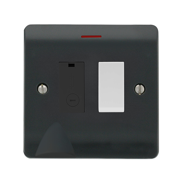 Click Scolmore CMA2052AG 13A Switched Fused Connection Unit with LED & Flex Outlet - Part M