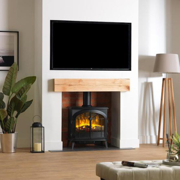 Dimplex LEC20 Leckford Optiflame Electric Stove c/w Remote Control