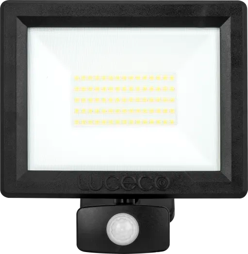 Luceco EFLD50B40P 50W 4000K Led Floodlight  with PIR