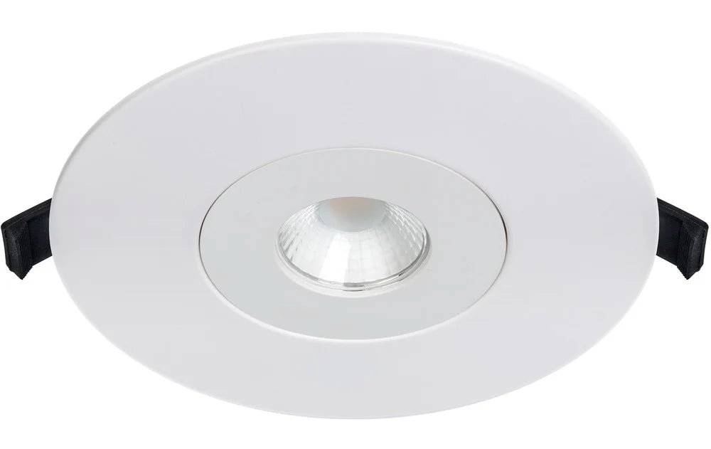 Luceco EFTBZAPWH FType  95-165mm Cutout Adaptor Plate White