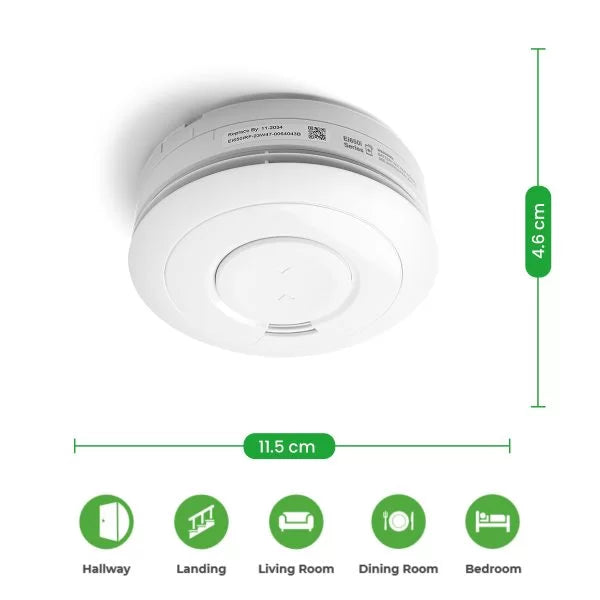 Aico Ei650IRF RadioLINK+ Battery Optical Alarm