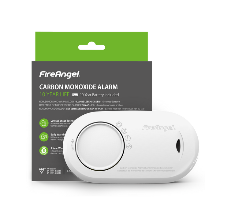 Fire Angel FA3820-EUX10 Carbon Monoxide Alarm