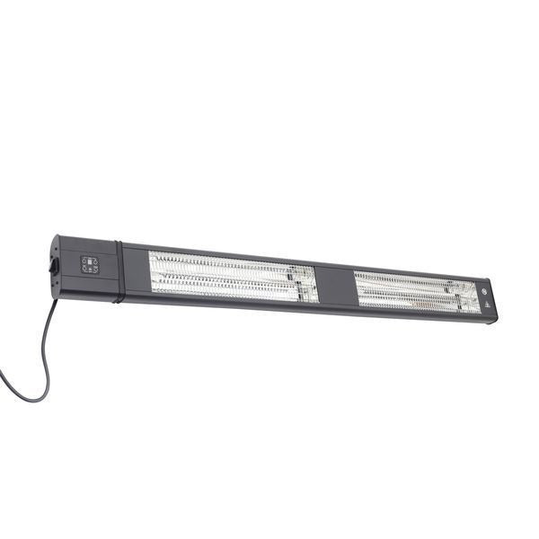 Forum Lighting ZR-32301-BLK Glow Wall Mounted Patio heater with Remote Control