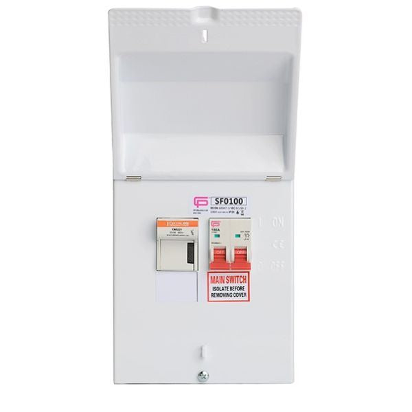 Fusebox SF0100 100A SP&N Single Pole Fused Isolator Switch