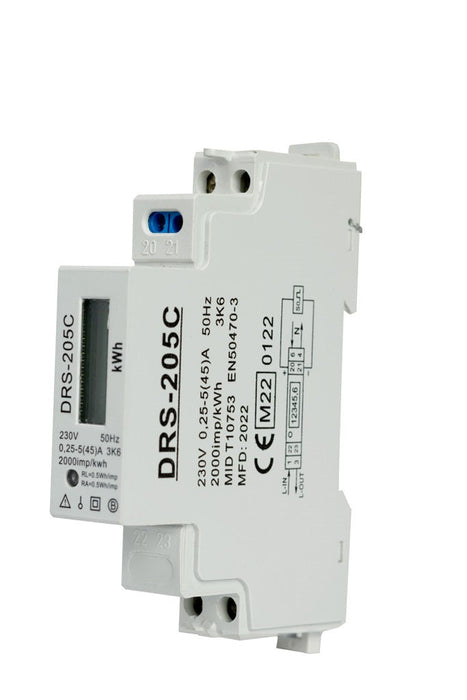 FuseBox KWH1M45 45A Single Phase Mid Certified Energy Meter