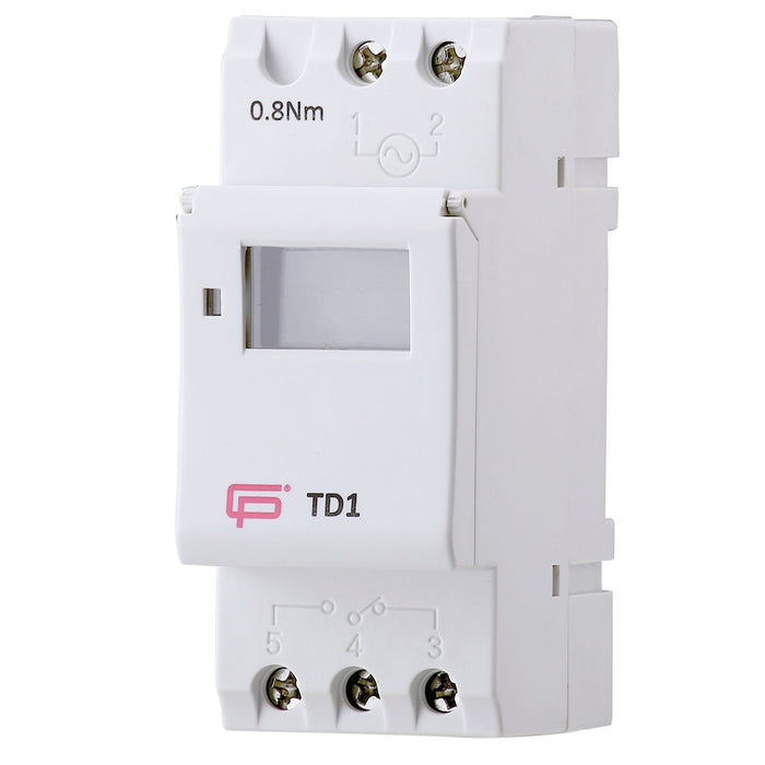 FuseBox TD1 Time Switch 7 Day Single Channel