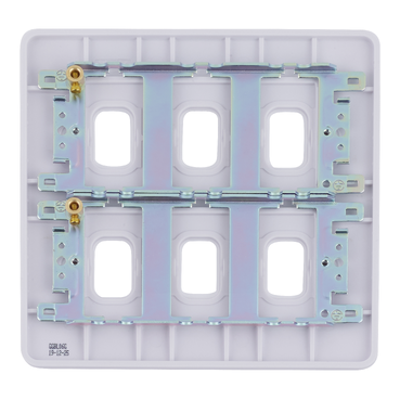 Schneider GGBL06G Lisse Grid Plate - 6 Modules