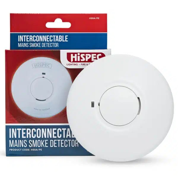 Hispec HSSA/PE Interconnectable Mains Smoke Detector