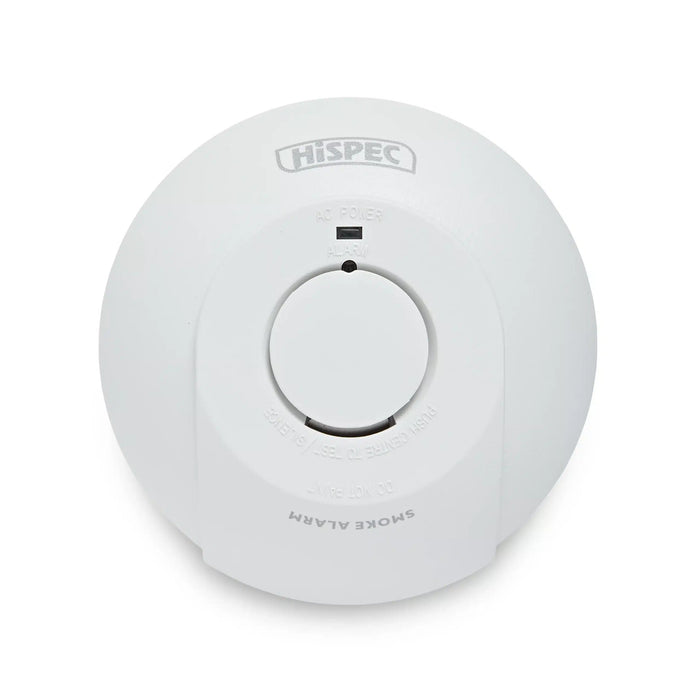 Hispec HSSA/PE/RF10-PRO Radio Frequency Mains Smoke Detector with 10yr Rechargeable Lithium Battery Backup RF10-PRO