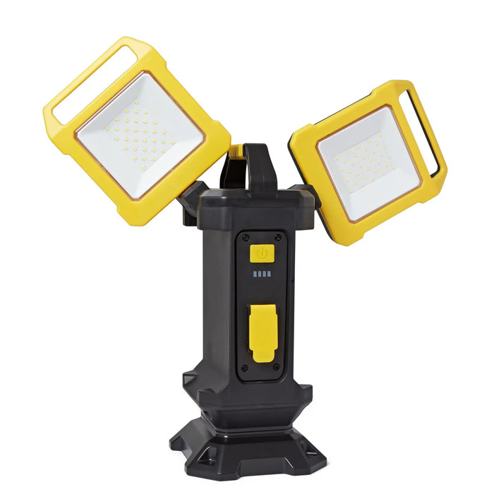 Hispec HSSL/20LEDWL-R Site Light 2x10W Adjustable Rechargeable Work Light