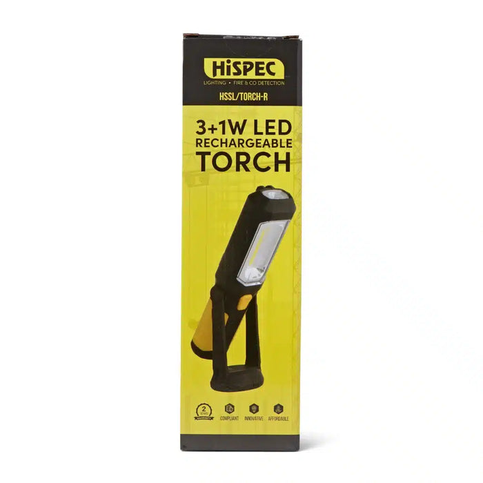 Hispec HSSL/TORCH-R Magnetic Torch Light – Rechargeable