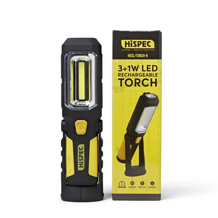 Hispec HSSL/TORCH-R Magnetic Torch Light – Rechargeable