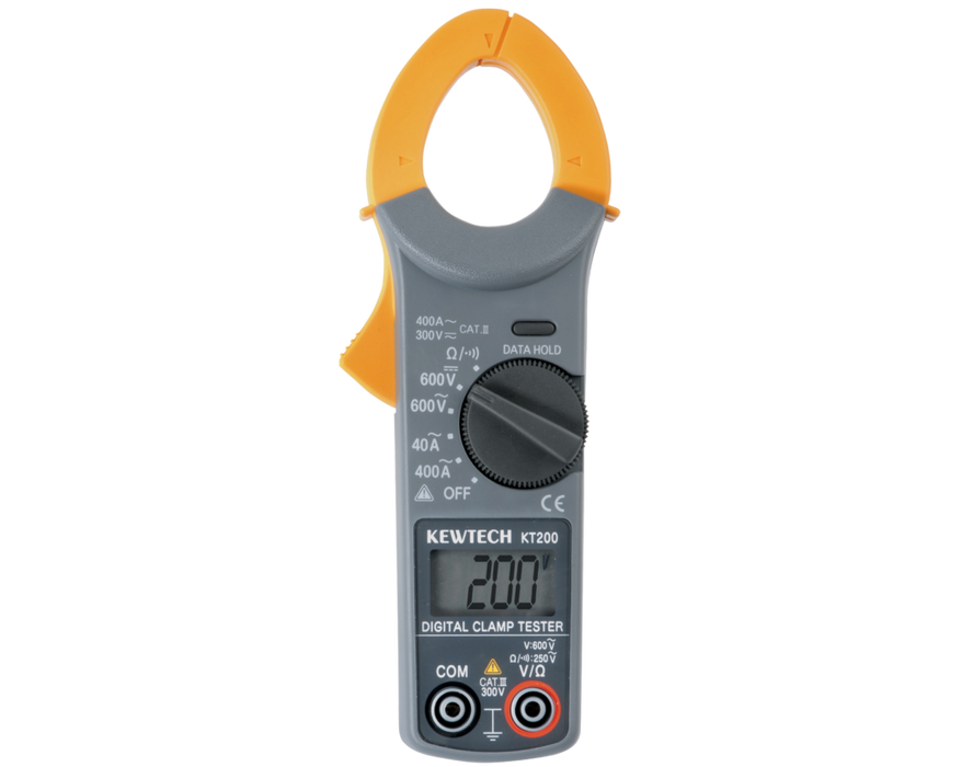 Kewtech KT200 400A Digital Clamp Meter