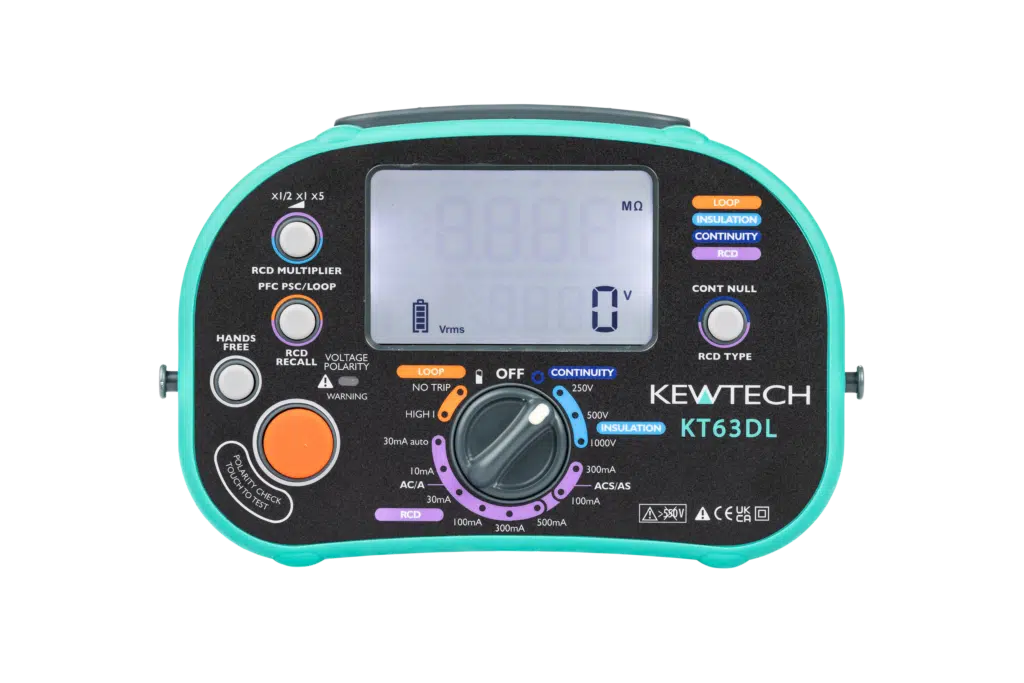 Kewtech  KT63DL Multifunction Tester 5- in-1 Digital