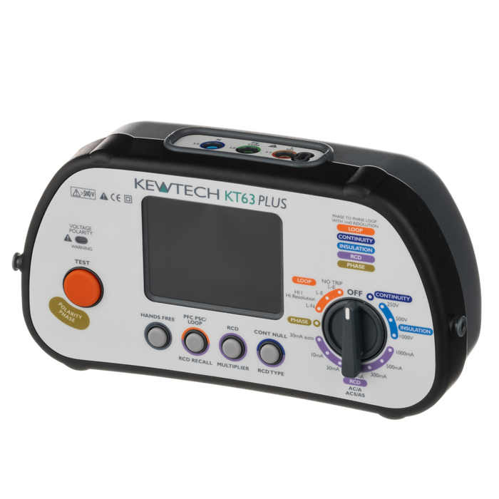 Kewtech KT63PLUS 6 in 1 Multifunction Tester