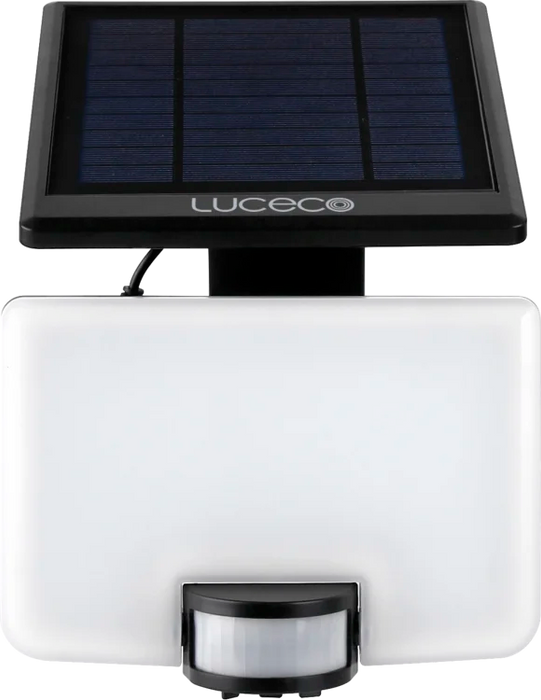 Luceco LEXSF8B40 Solar Guardian Floodlight with PIR Sensor & Detachable Solar Panel