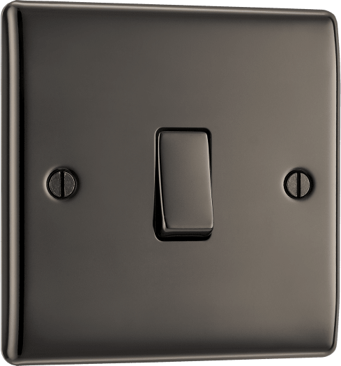 BG Nexus NBN13 20A 16AX Light Switches Black Nickel