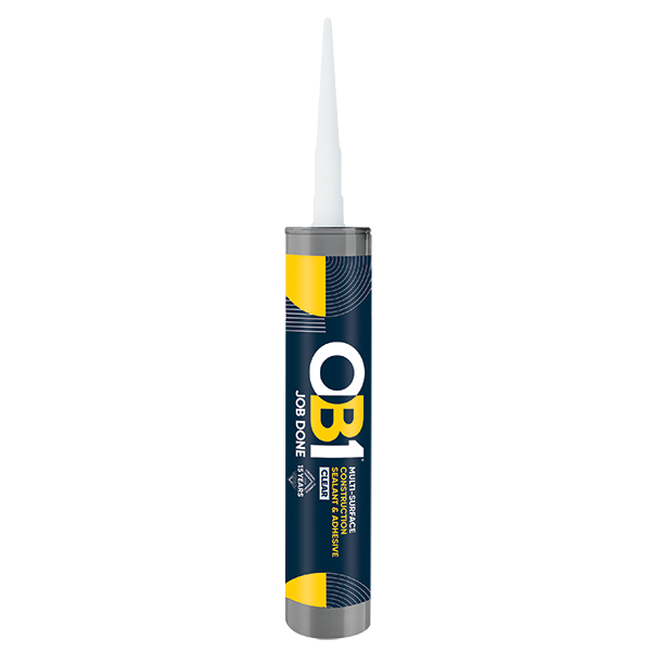 Unicrimp OB1SCS290C OB1 MULTI-SURFACE CONSTRUCTION SEALANT & ADHESIVE CLEAR 290ML