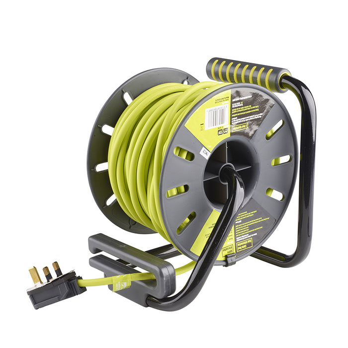 Masterplug OMU25132USL 2 Socket with USB 25MTR Open Cable Reel