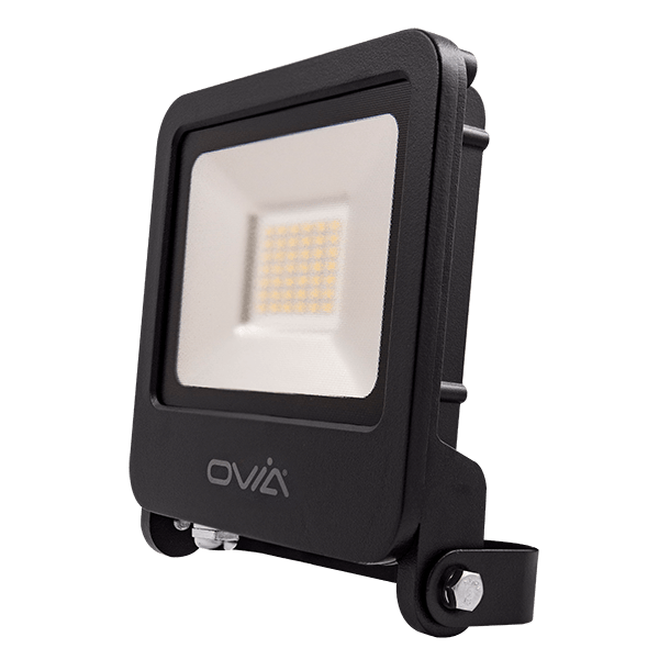 Ovia OV10130BKCW 30W LED Floodlight IP65 CW Black