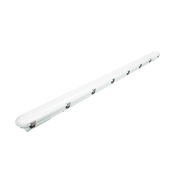 Ovia OV81182EM 62W 1800mm Linear LED Utility Luminaire With Self-Test Emergency CCT IP65