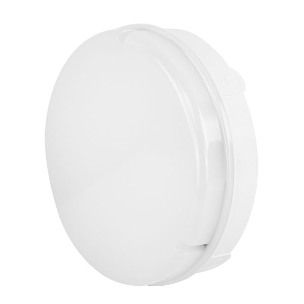 Ovia OV9300WH12MWEM 12W LED Bulkhead With Knockouts - Emergency - IP65 - CTA