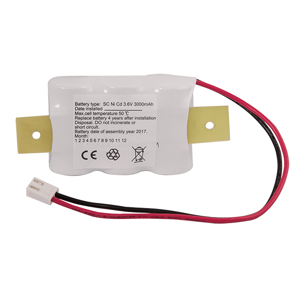 Ovia OVEMB3618NCP-BT 3.6V 1800mAh Ni-Cd Replacement Battery Parallel On Bracket