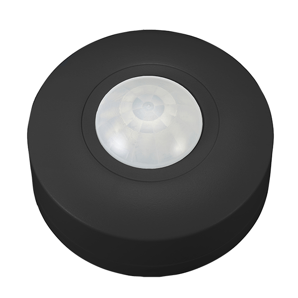 Ovia OVPIR005BK Surface Mounted 360° Compact PIR IP44 Black