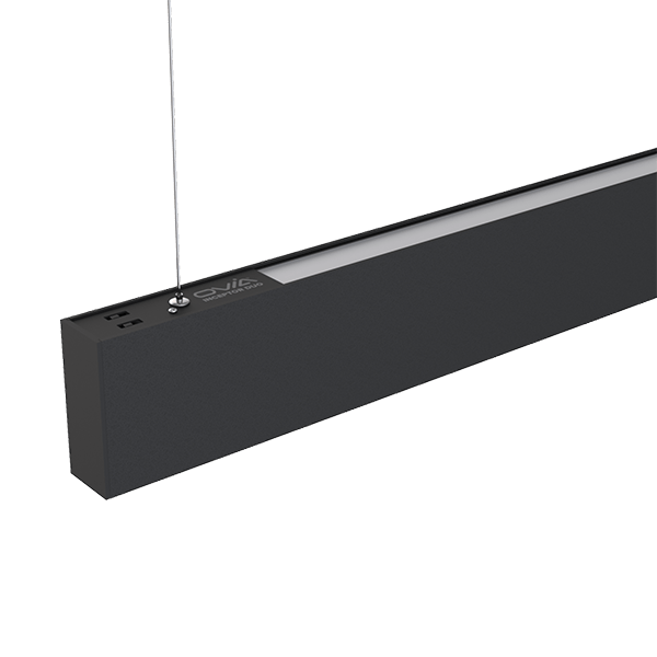 Ovia OXD442-B 36W Down & 6W Up, Suspended Linear, Dimmable & Dual CCT Switchable Black