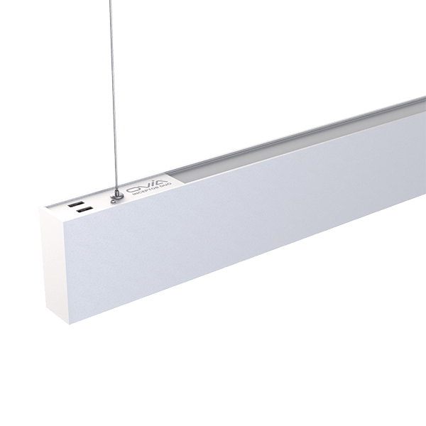 Ovia OXD442-E-W 36W Down & 6W Up, Suspended Linear, Dimmable & Dual CCT Switchable Emergency – White