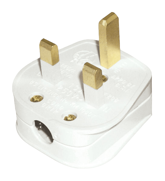 Click Scolmore PA320 13A Rewireable Plug Top White