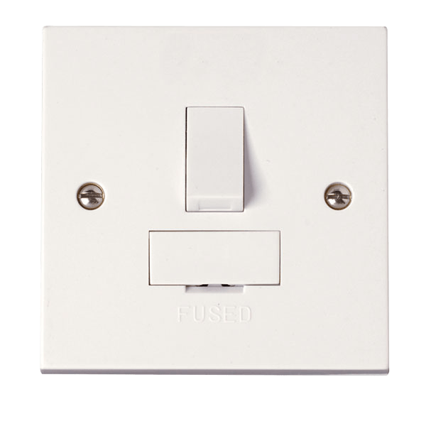 Click Scolmore Polar PRW051 13A Double Pole Switched Fused Connection Unit