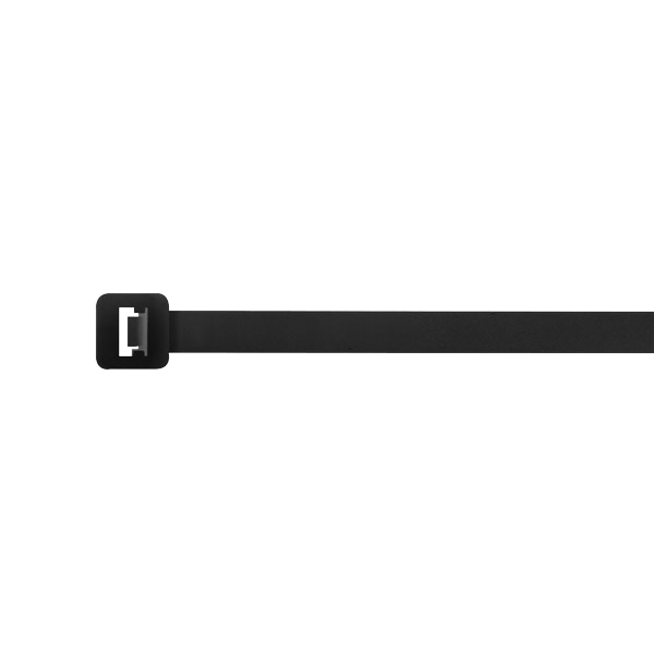 Unicrimp QTB100M Black 100MM X 2.5MM Cable Tie (PK100)