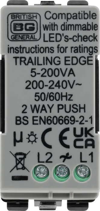 BG Electrical RPCDBDTR Nexus Grid Dimmer Modules