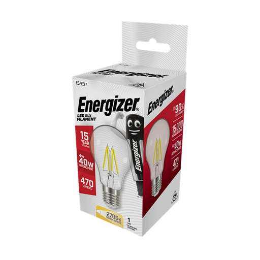 Energizer Filament S12863 LED GLS 4W ES Warm White